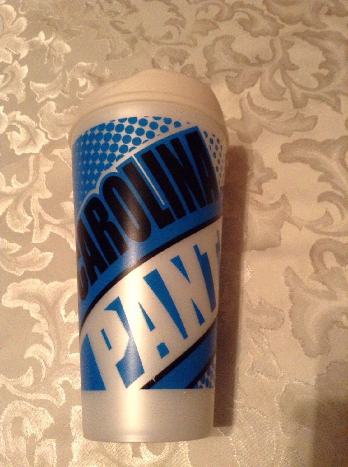 Thermo Serv mug travel NFL Carolina Panther tumbler New 32 oz insulated  blue
