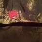Girls Size 2T Crayon Kids dress burgundy & green long floral Holiday