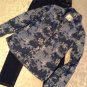 Girls 2 piece lot Justice blouse & jeans set Size 10 western floral outfit blue
