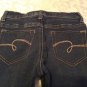 Girls 2 piece lot Justice blouse & jeans set Size 10 western floral outfit blue
