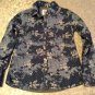 Girls 2 piece lot Justice blouse & jeans set Size 10 western floral outfit blue