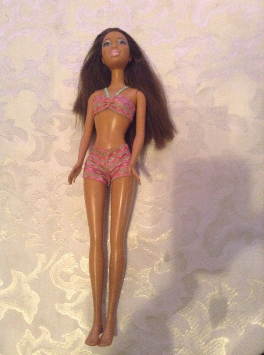 Mattel doll Barbie ethnic African American short set year 1999 number 28821