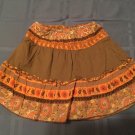 Girls Cherokee skirt Size 2T orange and brown floral  fall season