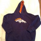 NFL Team Apparel Denver Broncos jacket Size 7 youth large hoodie football blue