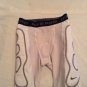 Nike Pro compression shorts youth medium Dri fit girdle padded sports white
