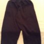 Size 5 6 NBA Miami Heat sweat pants Adidas basketball black elastic waist