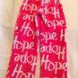 Size 6  7 Justice pajama bottoms Hope pink sleepwear Breast Cancer Awareness