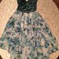 Adult medium Costume Gallery dress floral fancy green ladies