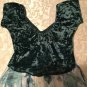Adult medium Costume Gallery dress floral fancy green ladies