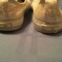 Size 2 Justice shoes silver sparkling glitter tennis shoes canvas casual