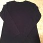 Old Navy turkey shirt Size large blue long sleeve sweater ladies
