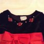 Valentines Day Thomas dress Size 4T red bow lace lining