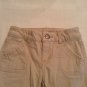 Premium Justice jeans Girls Size 8 Slim khaki cargo flat front pants
