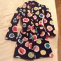 Size 8  10 Justice robe plush polka dots long sleeves blue