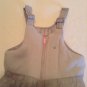 Size 2T Osh Kosh B gosh snowsuit winter bib overall insulated pants silver girls