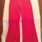 Valentines Day Size 8 Girls Justice pants yoga pink sequin heart exercise