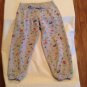 Girls Justice pants set Size 8 sweater sweat pants outfit 2 piece lot silver