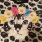 Skirt set 2 piece lot Size 6/6X Forever&Always top leopard black Girls