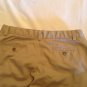 Size 14 Husky Lands End pants khaki flat front uniform boys