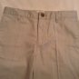 Size 12 Husky Cat & Jack pants khaki flat front uniform boys