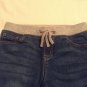Size 14 Justice jeans capri pedal simply low blue denim western new girls