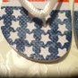 4th of July Size 9 10 L flip flops thongs shoes USA Flag patriotic New Ladies