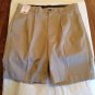 Fathers Day Size 32 Roundtree & Yorke shorts totalflex khaki pleated 9 inseam