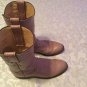 Ladies Girls Size 5 1/2B Justin boots L 3065 pink Roper Western Cowboy Rodeo