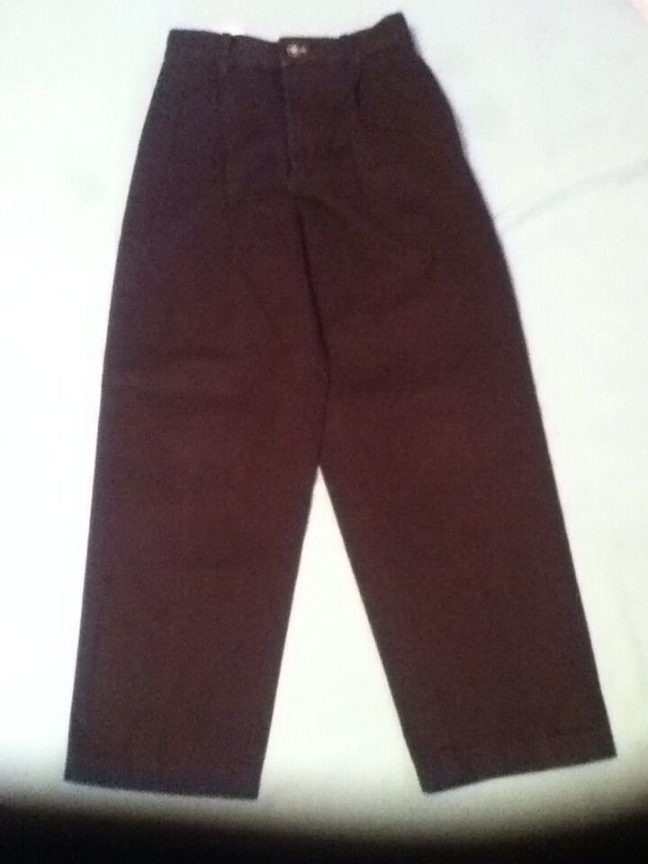 Size 8 Slim Metro Concepts pants by Claiborne Co. pleated front black Boys