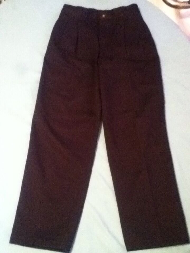 Boys Size 12 Regular Van Heusen American Khakis pants black