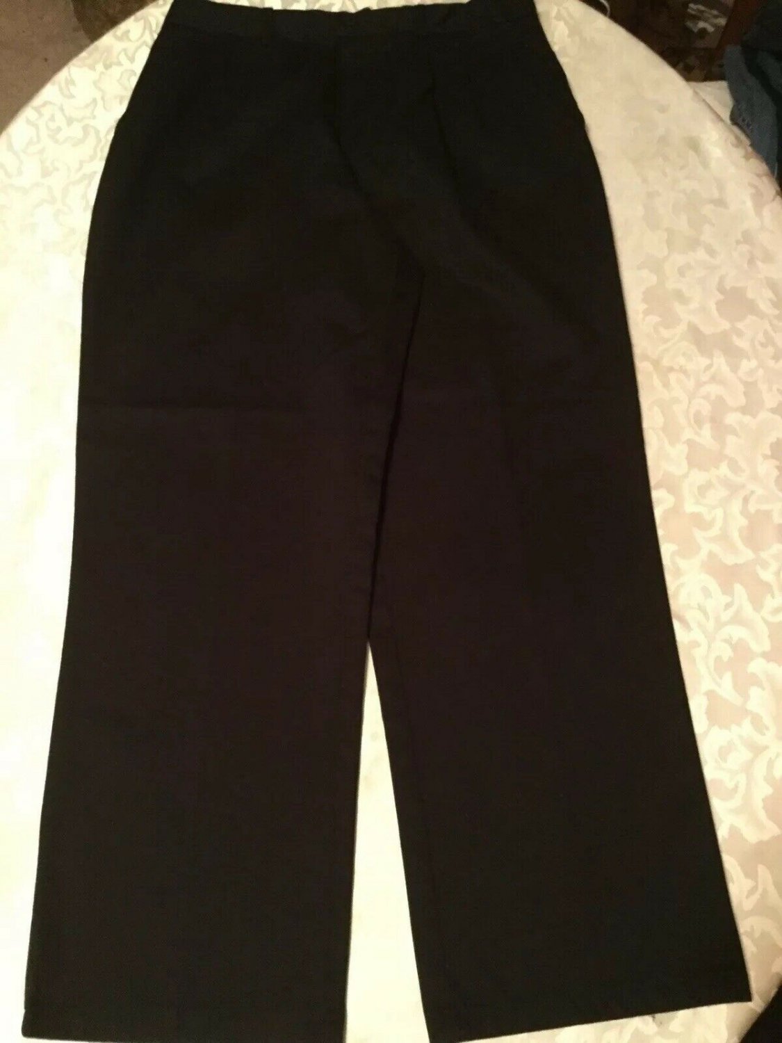 Size 18 Husky Dockers uniform pants pleated black boys