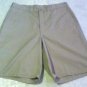 Fathers Day Size 36 Dickies shorts long khaki flat front shorts Inseam 10 inch