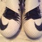 Nike Strike Pro cleats Size 12 football black white athletic sports shoes Mens