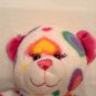 4th of July Build A Bear white hearts plush stuffed pink nose 16 inch