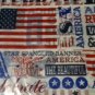 4th of July tablecover patriotic American flag New Party Plastic 54 in x 108 in