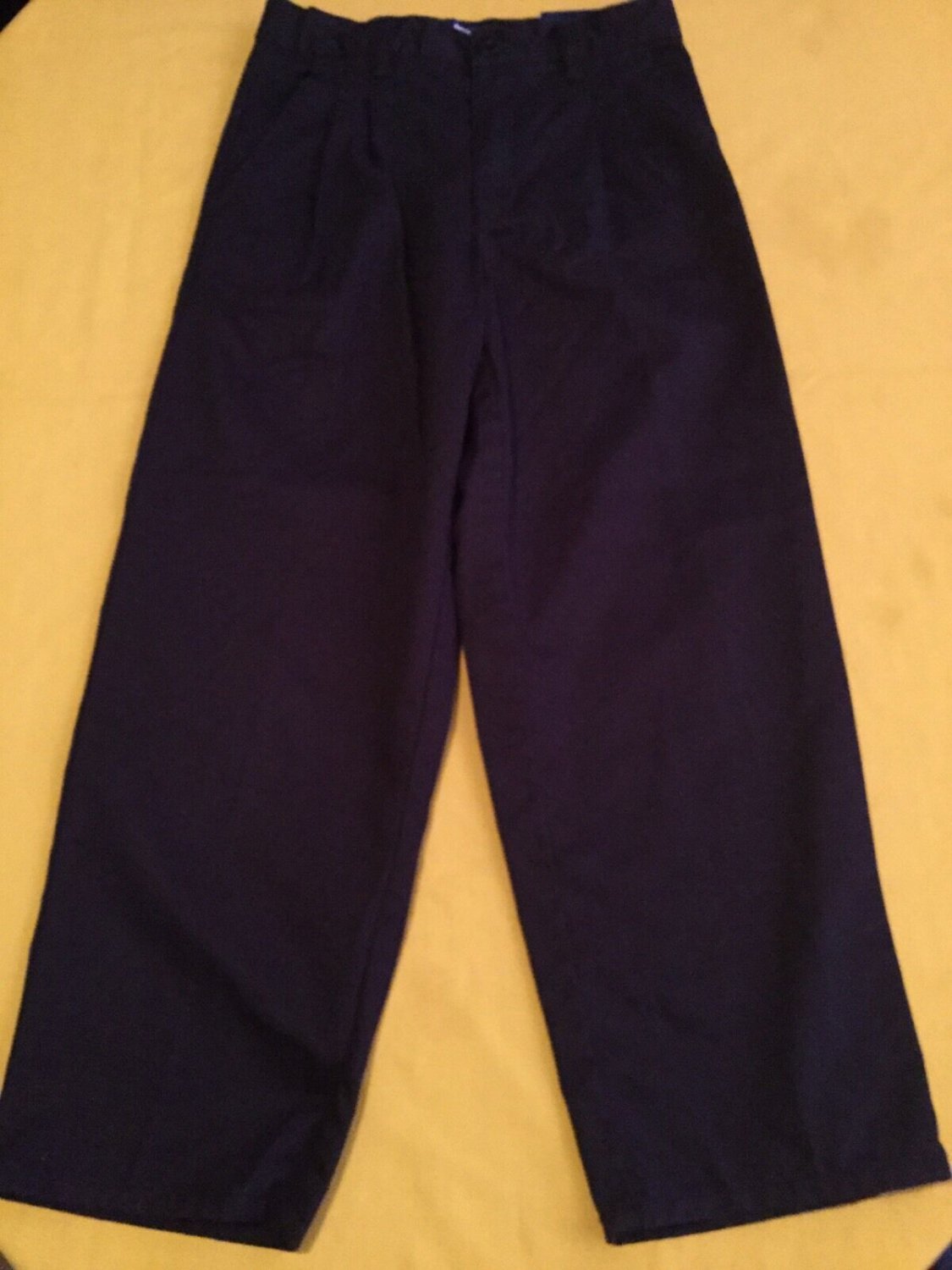Basic Editions Size 10 Regular  blue pleated uniform pants Boys New