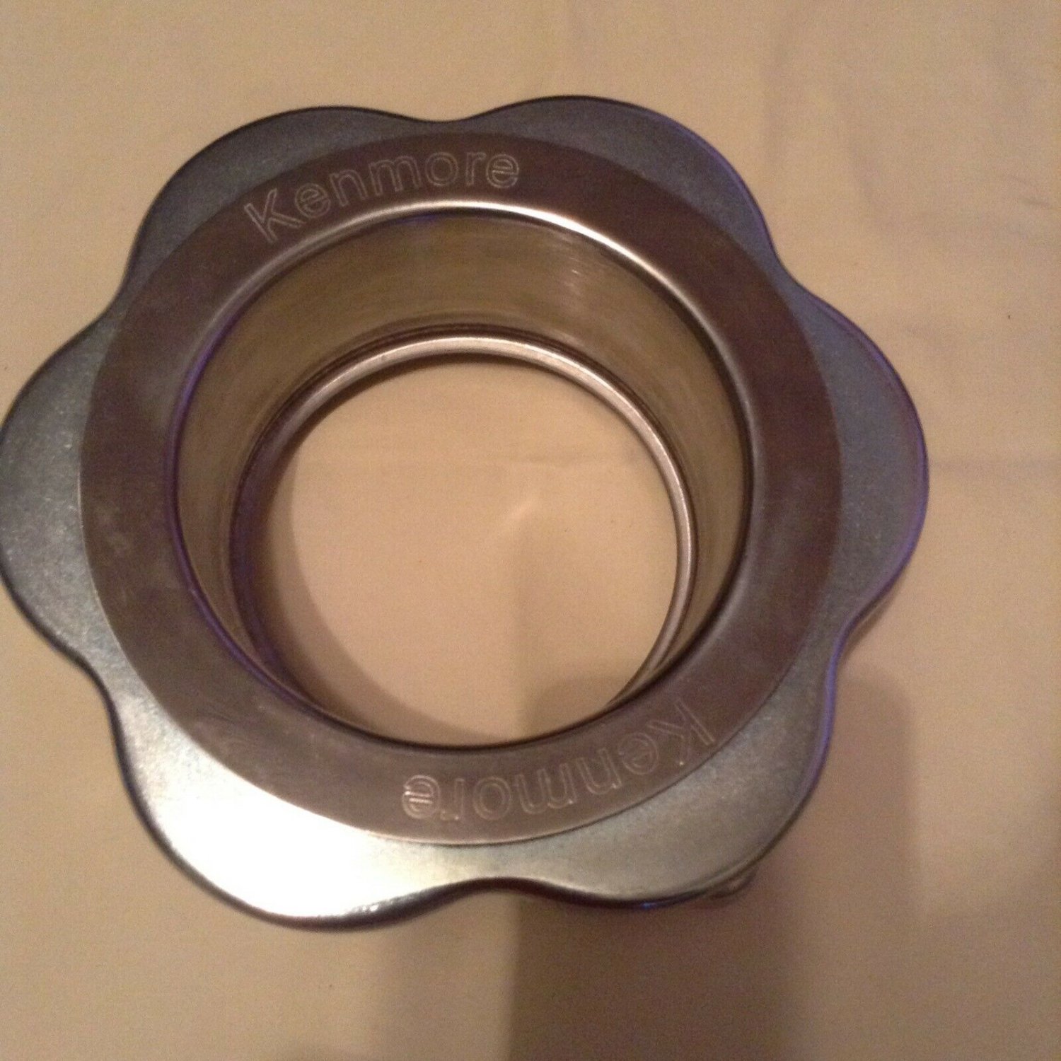 Stainless steel Kenmore garbage disposal flange kit locking food waste new