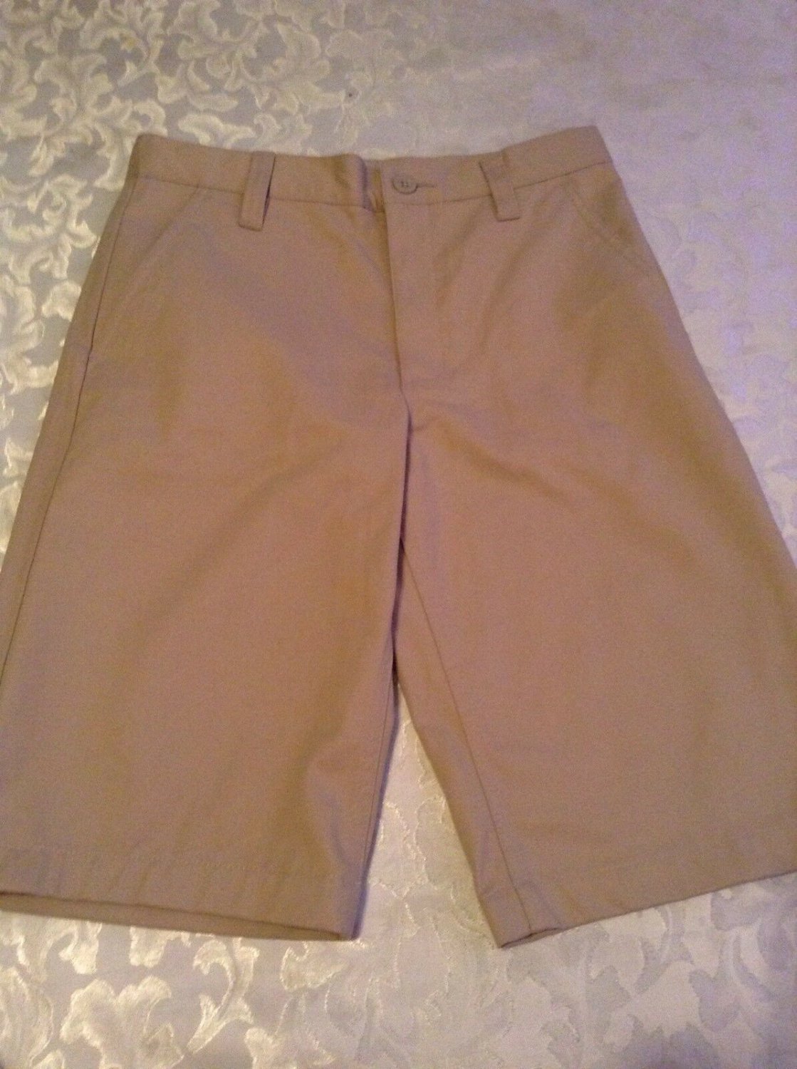 Boys New Size 12 Regular Old Navy shorts uniform flat front bermuda khaki