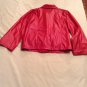 Size 14 16 Disney jacket D Signed moto faux leather red New girls