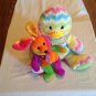 Easter Toy Factory duck Treatcetera bunny rabbit multi color Lot of 2 bundle