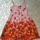 Size 7 Speechless dress sundress floral orange multicolor summer Girls New