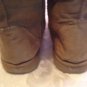 Size 2 Justice boots tan faux suede fur lining girls