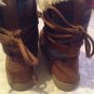 Size 5.5 Air Walk boots tan faux suede fur warm lining womens New