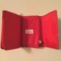 Justice girls wallet coin purse Free to be me glitter stars stripe red