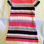 Size 8 Gymboree sweater dress holiday stripes metallic multicolor