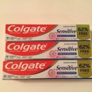 3 Colgate Sensitive Complete toothpaste enamel whitens 2.1 oz each total 6.3 oz