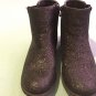 Girls Size 5 PS Aeropostale boots black glittered ankle boots