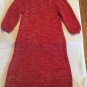 Valentines Day Size 8 Iz Amy Byer sweater dress red holiday metallic sequins