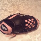 Rawlings glove T ball softball 9.5 inch PL950BP Fits left hand basket web pink