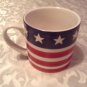 Sur La Table USA cup flag patriotic mug American 13oz stars stripes